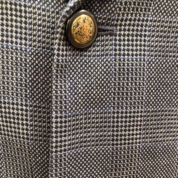 Exquisite Blazer Classic Man Italy black blue 40R